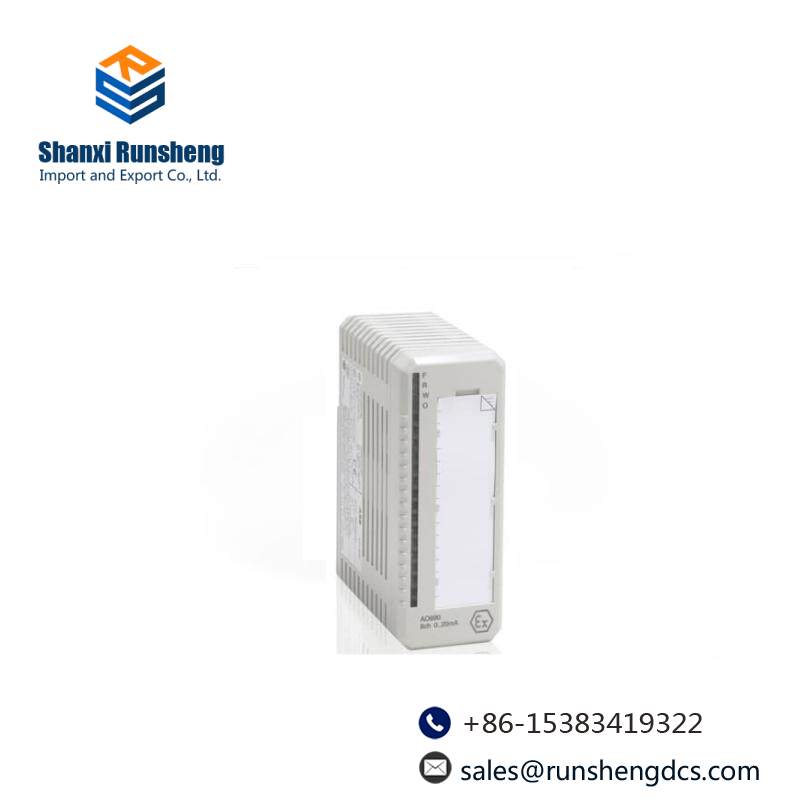 ABB AO890 8-channel intrinsically safe analog output module