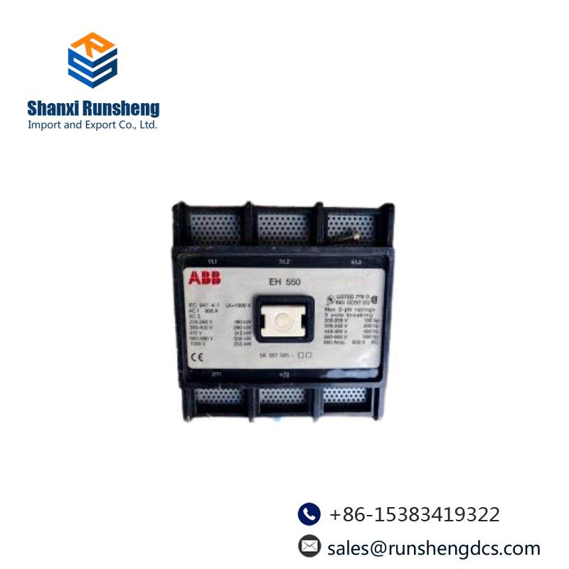 ABB EH550G 3P CONT.110VDC W/RECT.120V