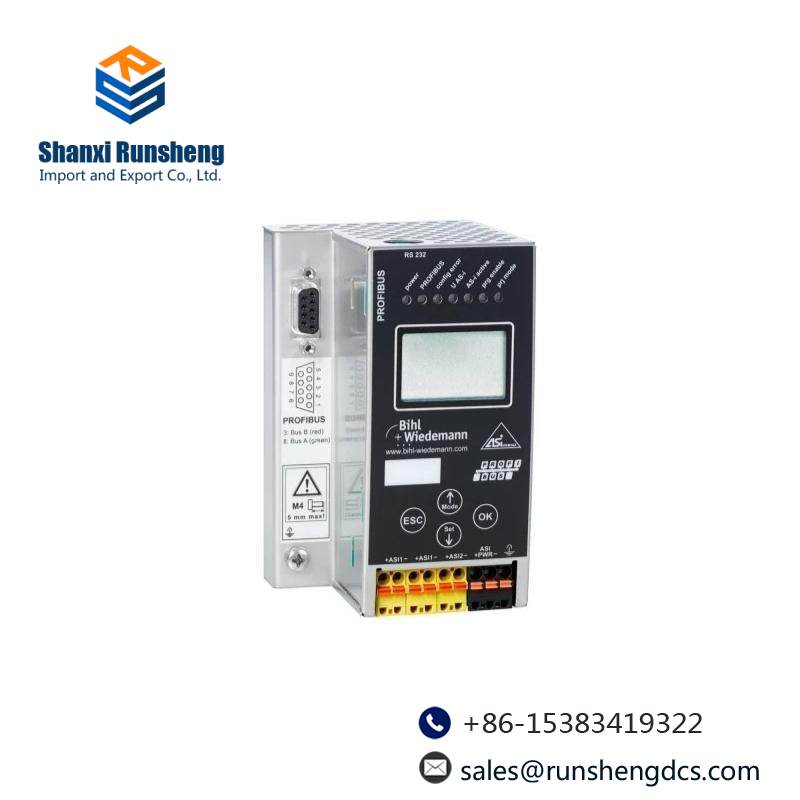 B+W BWU1569 AS-i 3.0 PROFIBUS Gateway in Stainless Steel, 2 masters