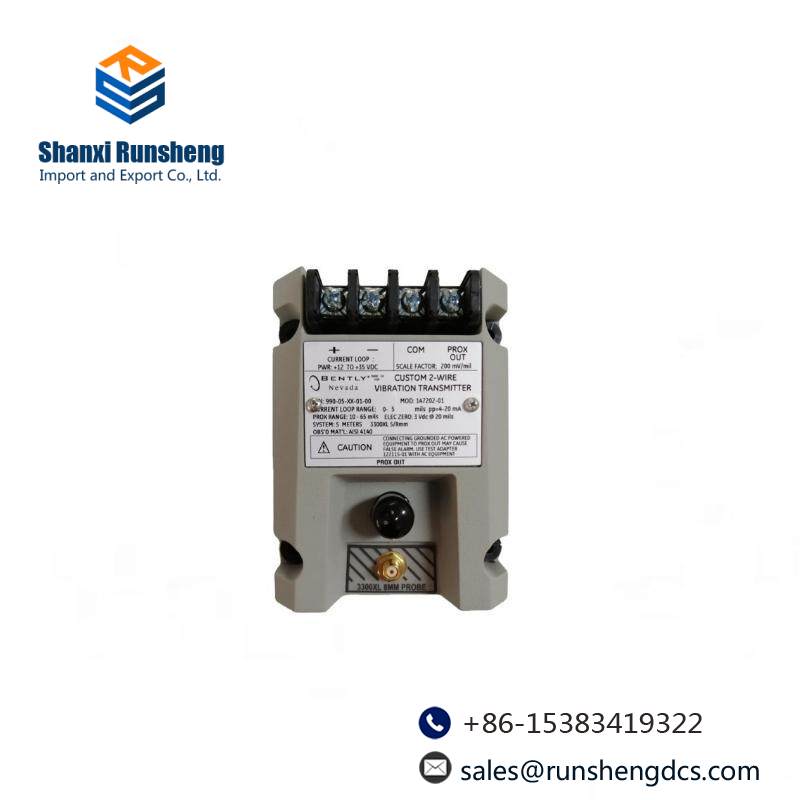 BENTLY NEVADA 990-05-XX-01-00 MOD:165335-01 Vibration Transmitter