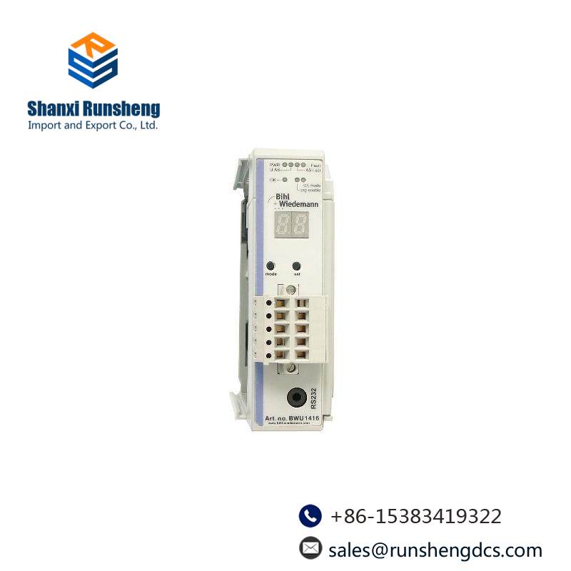 BIHL+WIEDEMANN BWU1840 BWU1416 Interface Master Module