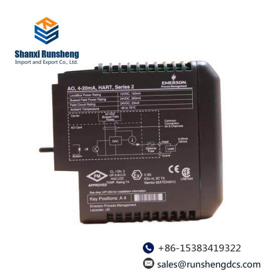 Emerson DeltaV VE4005S2B1 Analog Output Card