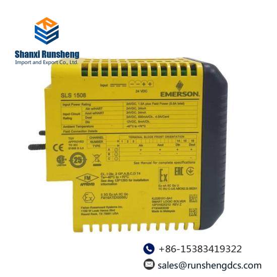 EMERSON KJ2201X1-BA1 12P3162X212 SLS1508  Logic Solver