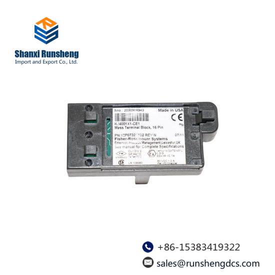 EMERSON KJ4001X1-CE1 12P0732X022 16 Pin Mass Terminal Block
