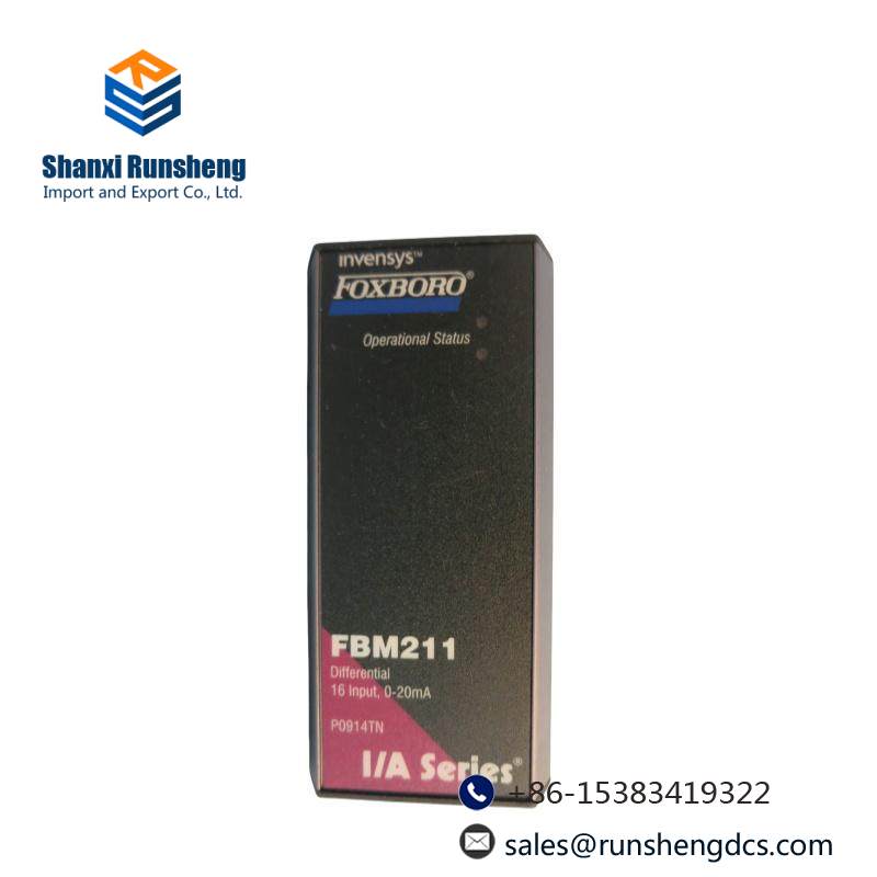 FOXBORO FBM211 P0914TN DIFFERENTIAL INPUT MODULE