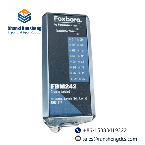 FOXBORO FBM242 RH916TA Channel isolated output Module