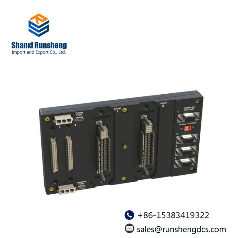 FOXBORO RH924YF DIN-Rail Mounted Modular Baseplate