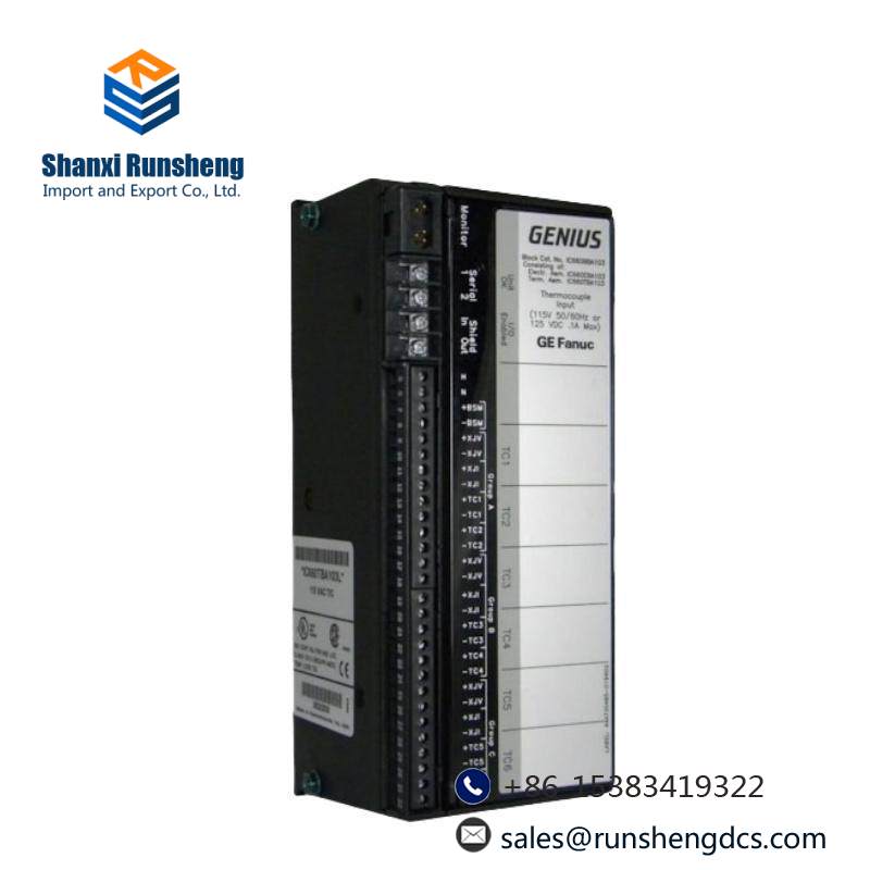 GE Fanuc IC660BBA021 THERMOCOUPLE INPUT BLOCK