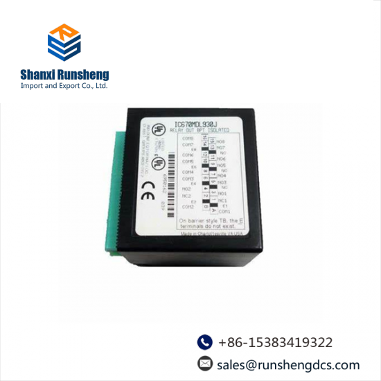 GE FANUC IC670MDL930 relay output module