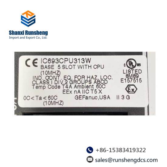 GE FANUC IC693CPU313W Series 90-30