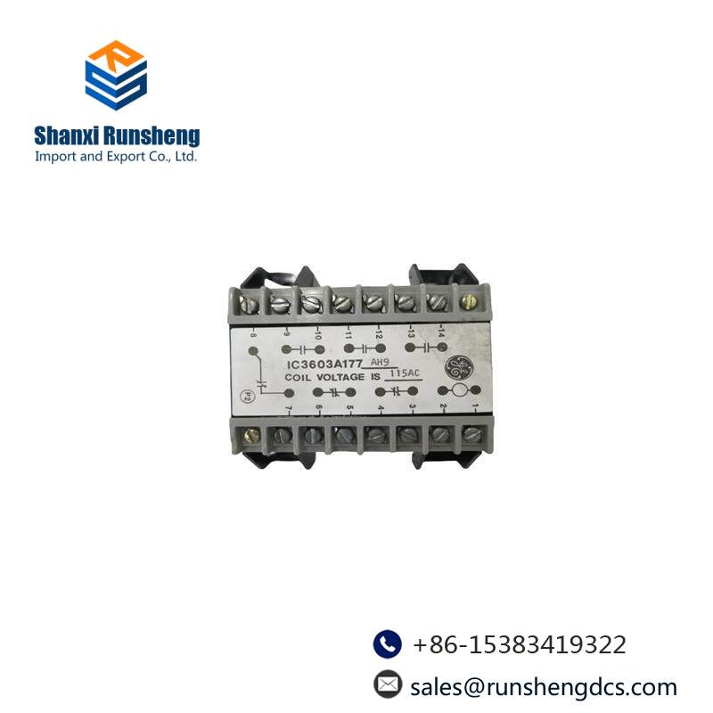 GE IC3603A177 RELAY MODULE