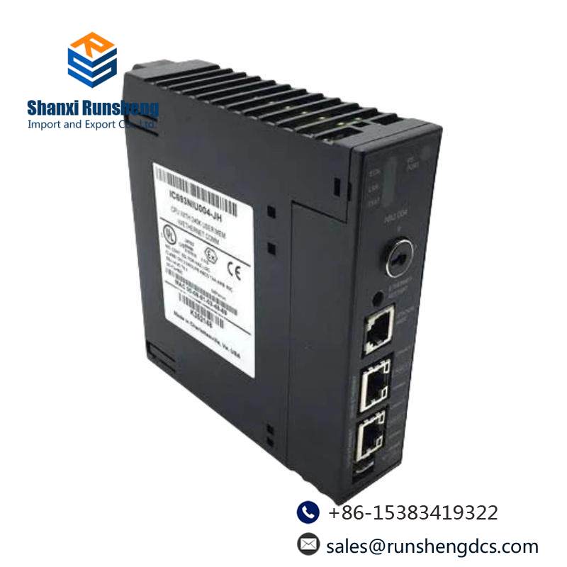 GE IC693NIU004 Ethernet Network Interface Unit