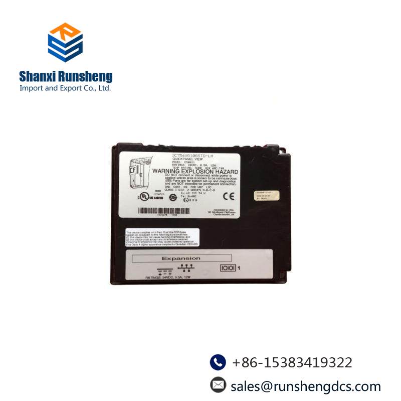 GE IC754VGI06STD OPERATOR INTERFACE