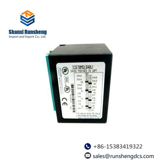 General Electric FANUC IC670MDL640J Input Module