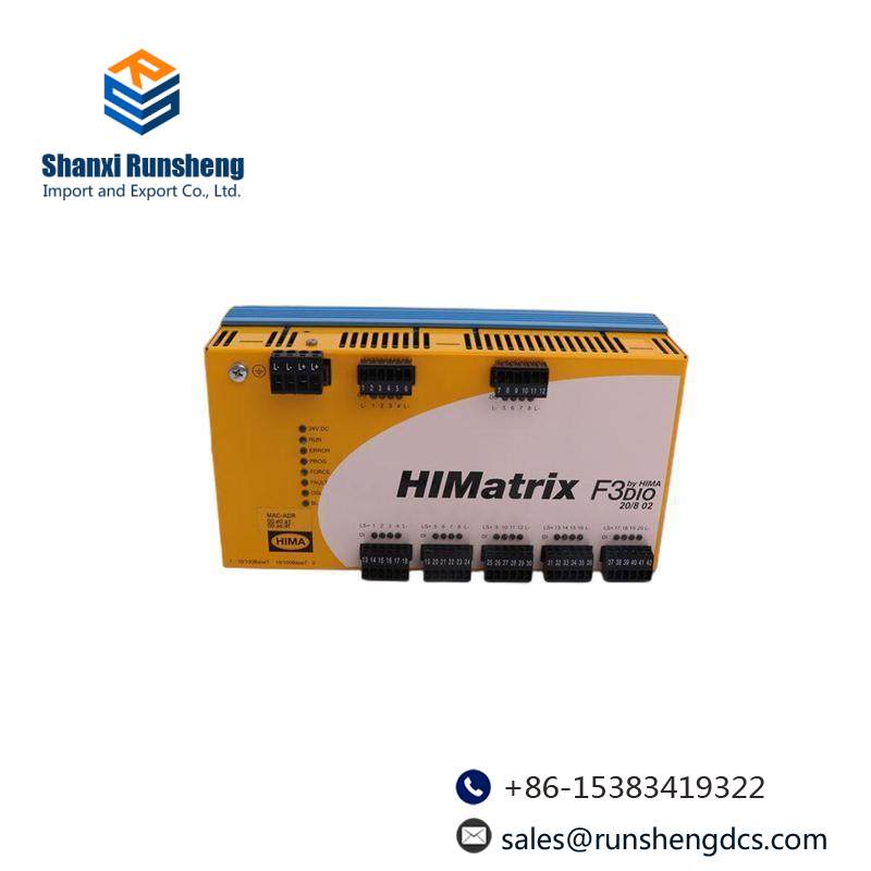 HIMA F3 DIO 20/8 02 F3DIO20/802 Remote I/O Module