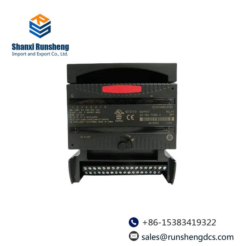 GE IC200MDL930 OUTPUT RELAY ISOLATED 8PT