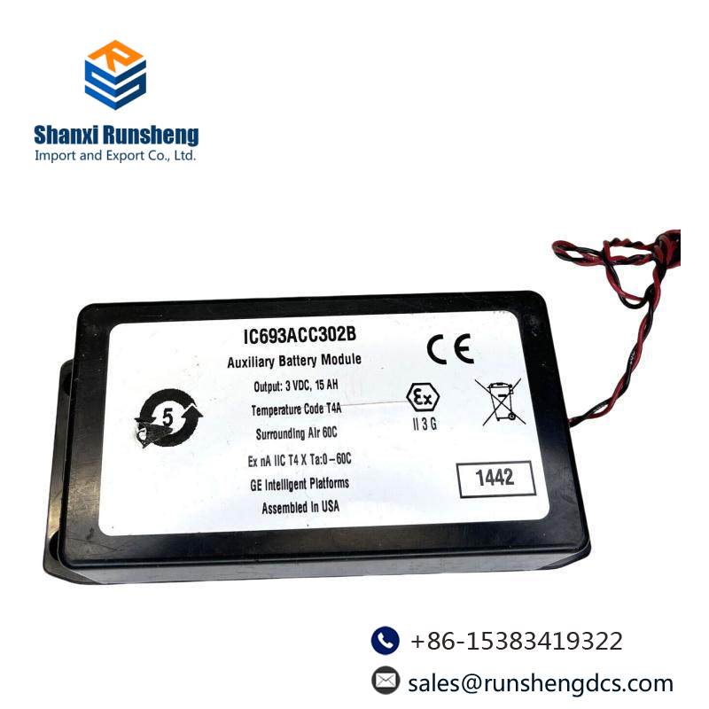 GE IC693ACC302B Auxiliary Smart Battery Module
