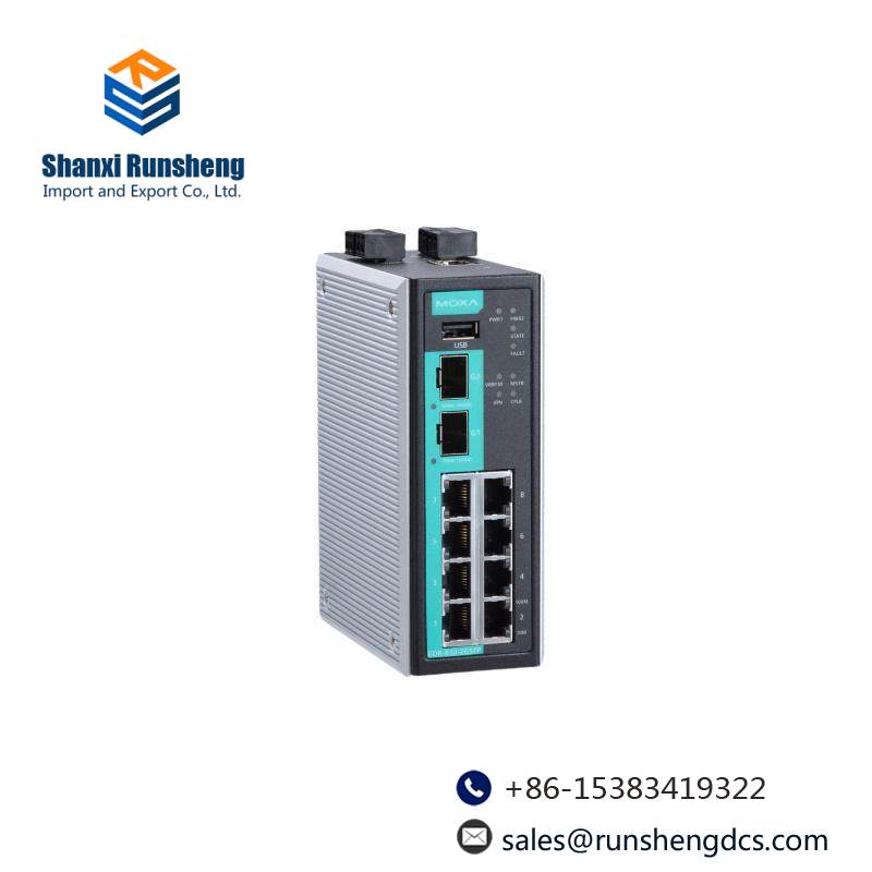 MOXA EDR-810-2GSFP Industrial Secure Router Switch