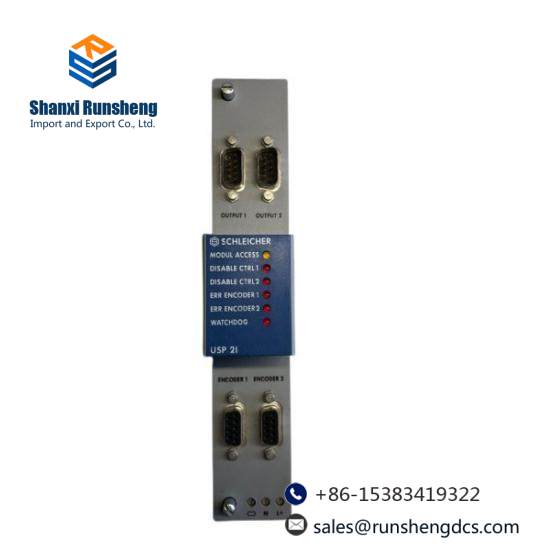 SCHLEICHER USP2I CPU SLAVE POSITIONING MODULE 2 AXES