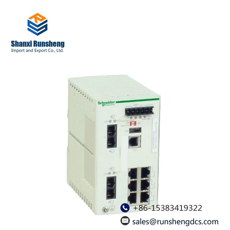 Schneider TCSESM083F2CU0 Switch, 8 Ports