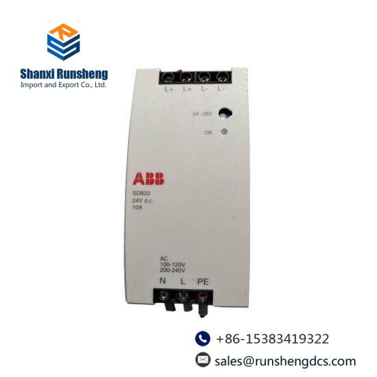 SD833 3BSC610066R1  Power Supply  ABB