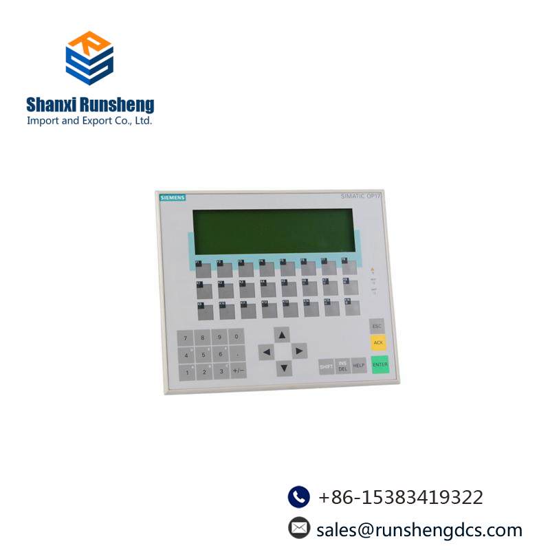 SIEMENS 6AV3617-1JC20-0AX1 OPERATOR INTERFACE