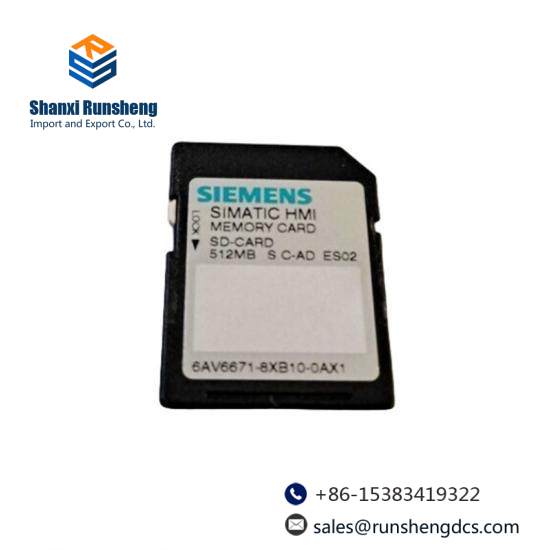 Siemens 6AV6 671-8XB10-0AX1 SIMATIC SD memory card