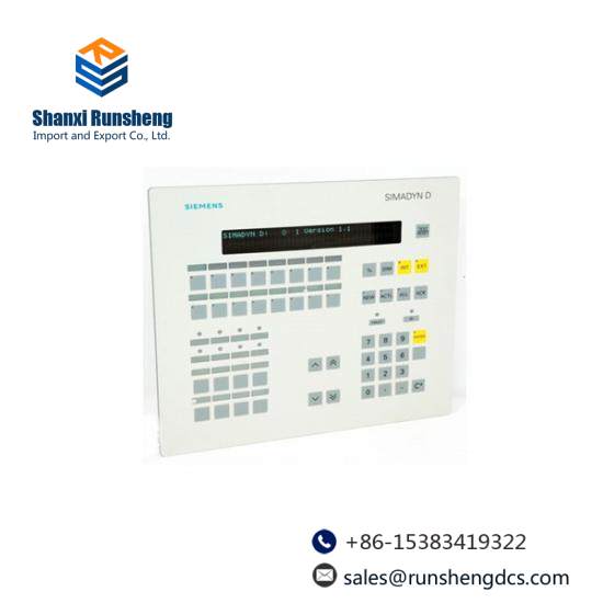SIEMENS 6DD1670-0AF0 Operator Panel
