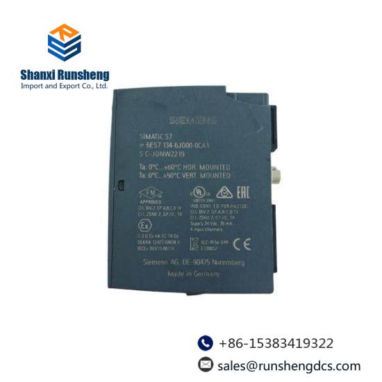 Siemens 6ES7 134-6JD00-0CA1  Analog Input Module