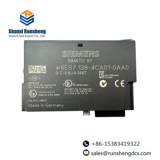 Siemens 6ES7 138-4CA01-0AA0  Power Module