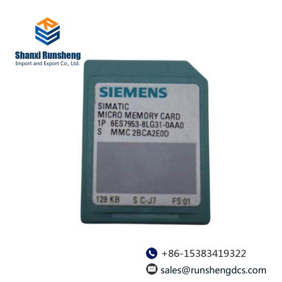 Siemens 6ES7 953-8LG31-0AA0  Micro Memory Card