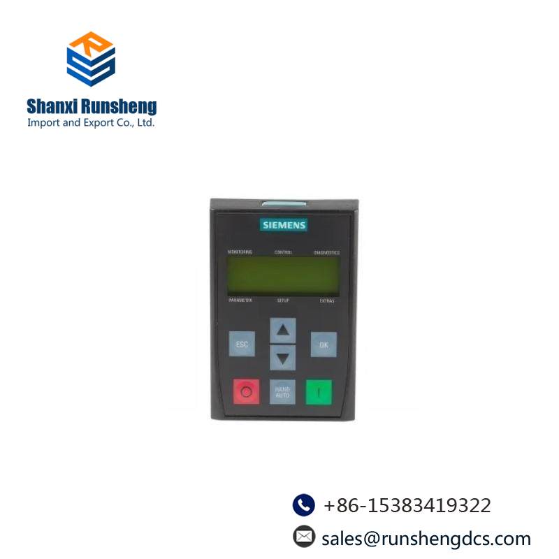 SIEMENS 6SL3255-0AA00-4CA1 Control Panel