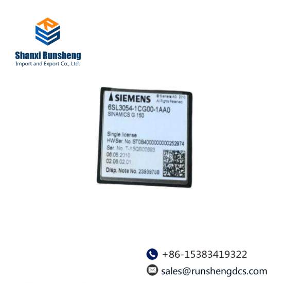 Siemens 6SL3 054-1CG00-1AA0 Compact Flash Card