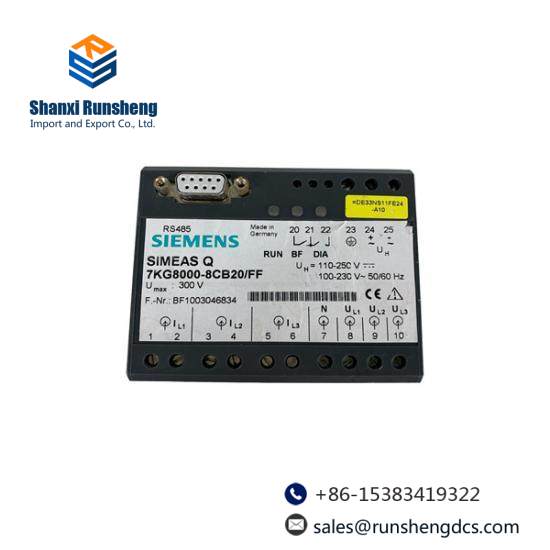 SIEMENS 7KG8000-8AB20/FF Ff Profibus Module