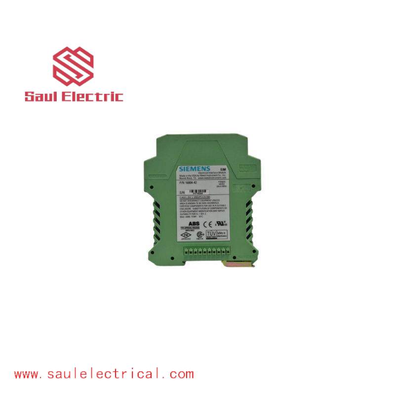 SIEMENS 16804-42 EIM ELECTRICAL INTERFACE MODULE