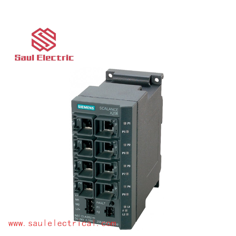 SIEMENS 6GK5208-0BA10-2AA3 SCALANCE X208