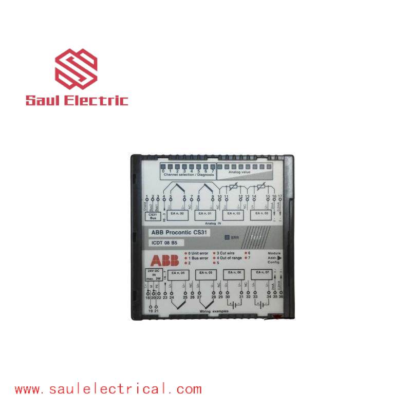 ABB CS31 ICDT08B5 GJR5251600R0101 Anolog Input Module