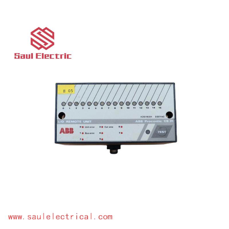 ABB ICSI16D1 I/O REMOTE UNIT PROCONTIC