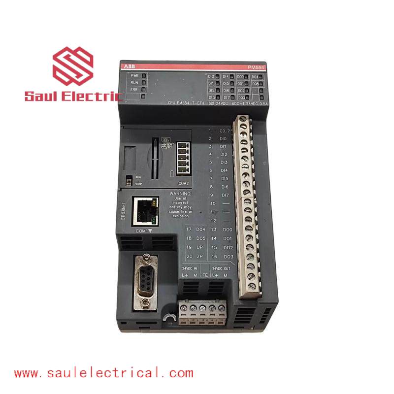 ABB PM554-T-ETH A0 PLC Automation CPU