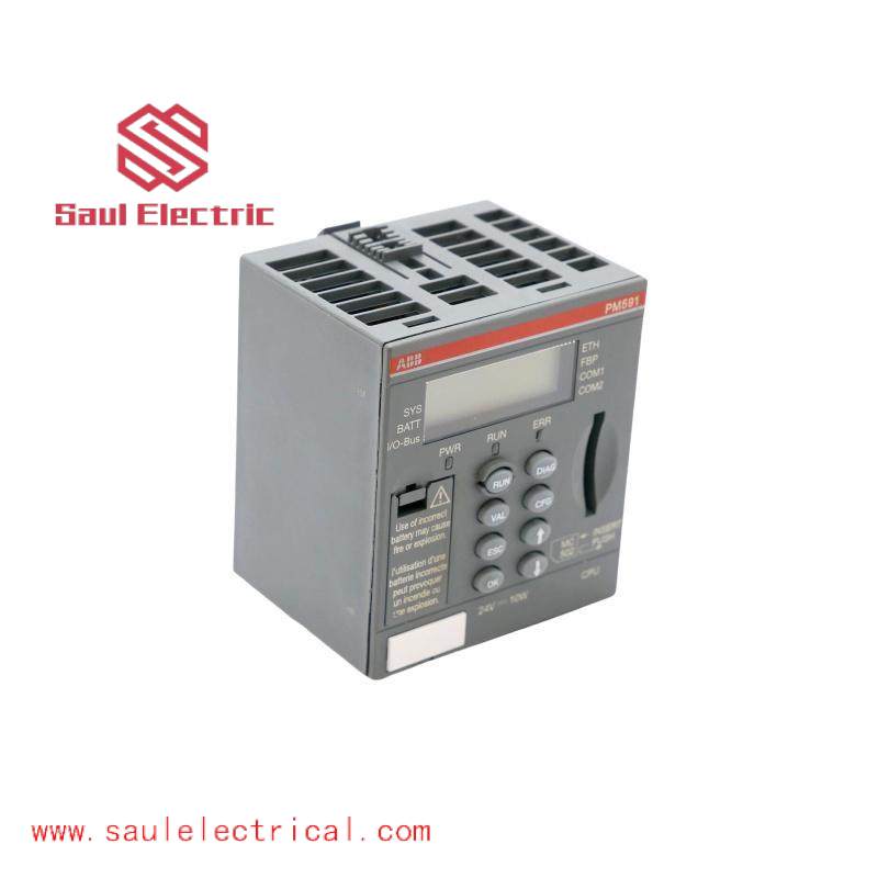 ABB PM591-ETH 1SAP150100R0271 AC500Prog Logic Contr