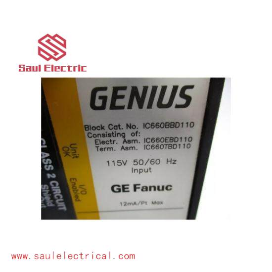 GE FANUC IC660BBD110 Discrete I/O