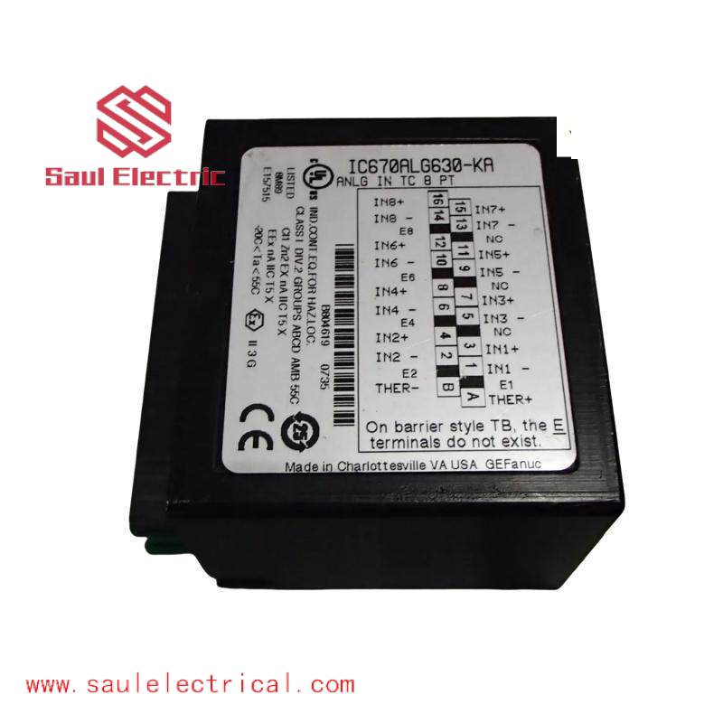 GE Fanuc IC670ALG630 Analog Input PLC Module