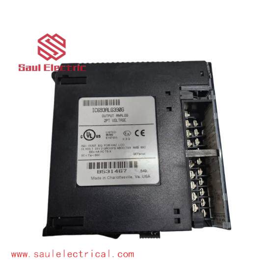 GE FANUC IC693ALG390 Analog Output I/O