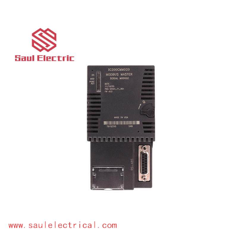 GE IC200CMM020 MODBUS MASTER MODULE