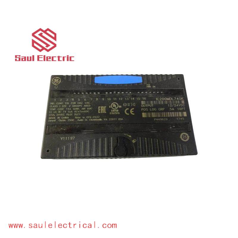 GE IC200MDL740 Positive Logic Output Module