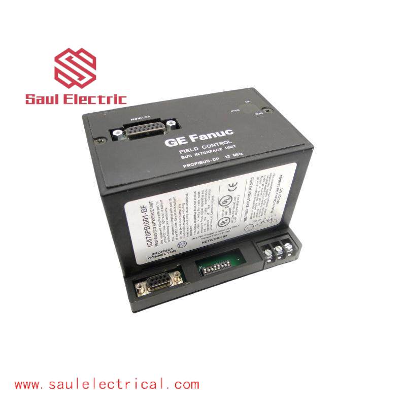 GE Fanuc IC670PBI001 Profibus Bus Interface Unit