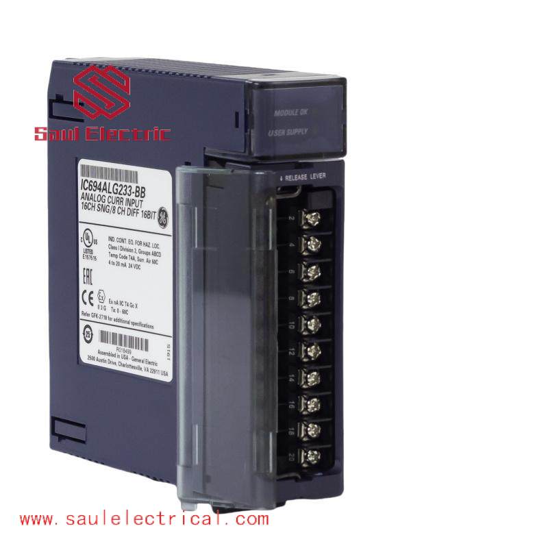 GE IC694ALG233 Analog Current Input Module