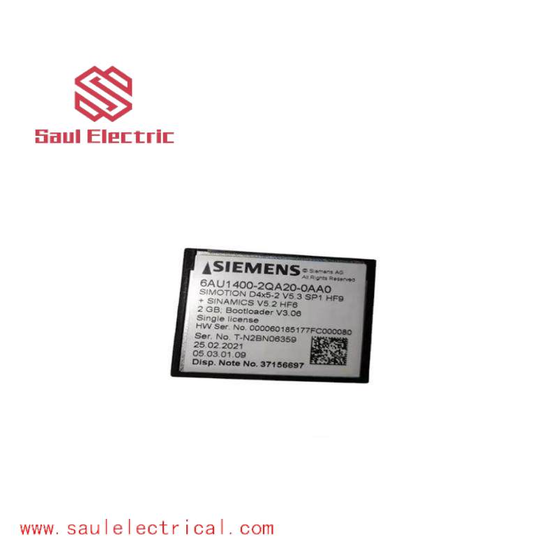 SIEMENS 6AU1400-2QA20-0AA0 Compact Flash Card