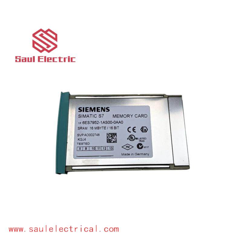 SIEMENS 6ES7952-1AS00-0AA0 MEMORY RAM CARD