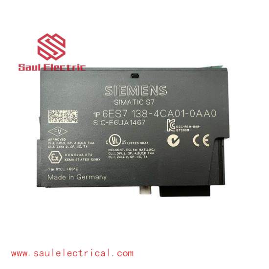 Siemens 6ES7 138-4CA01-0AA0  Power Module